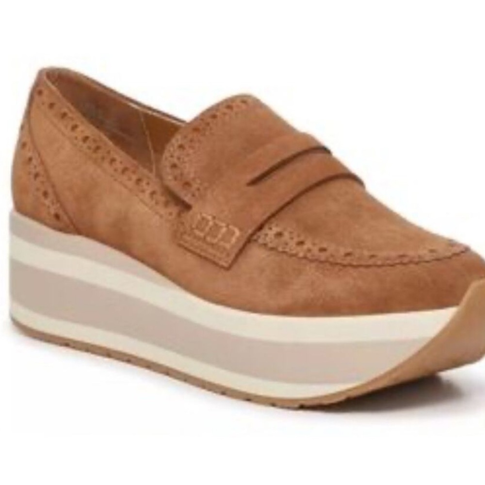 Dolce Vita Brown Platform Loafers